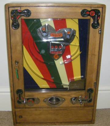 Lot 33 - Allwin Deluxe penny slot pinball machine